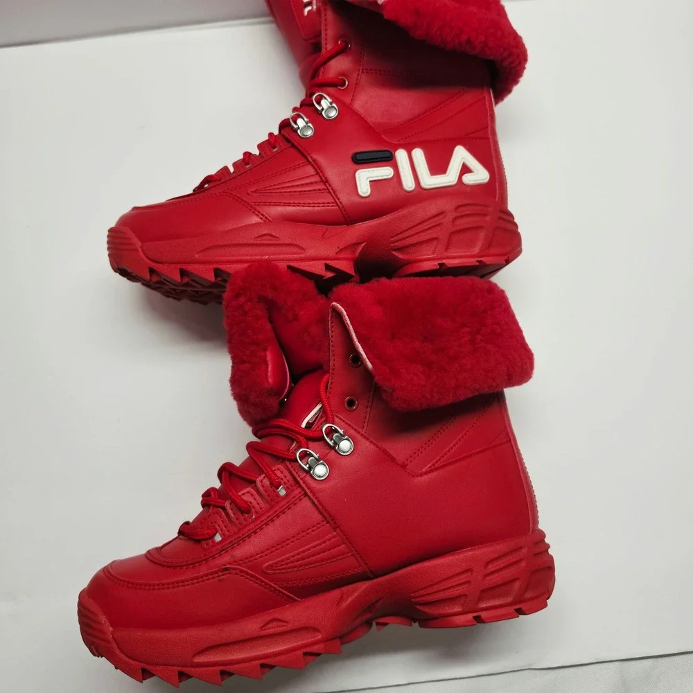 Fila disruptor shearling